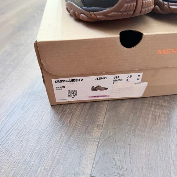 NIB Merrell Crosslander 2 Hiking Shoe | Lichen/Pink | 7.5 - Picture 5 of 5